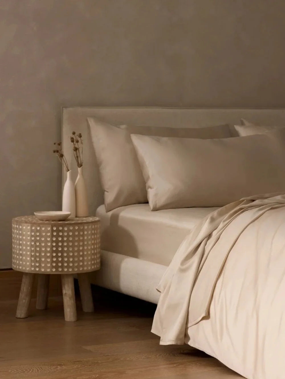 Cozy Earth Bamboo Sheet Set Queen Driftwood Luxury Bedding NWT